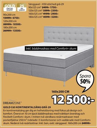 JYSK DreamZone Sängar erbjuda