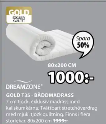 JYSK DreamZone Bäddmadrass erbjuda