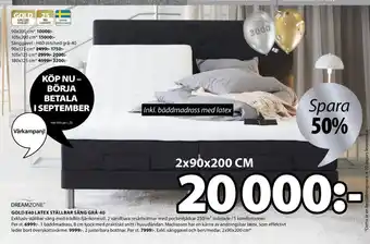 JYSK DreamZone Sänggavel erbjuda