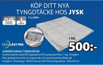 JYSK Tyngdtäcke erbjuda