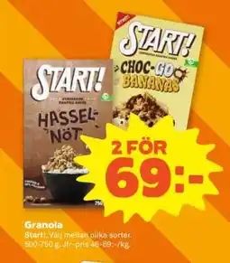 Stora Coop GRANOLA erbjuda