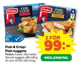 Stora Coop FISH & CRISP/FISH NUGGETS erbjuda
