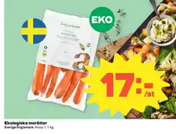Coop Ekologiska Morötter erbjuda