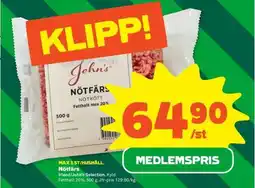 Stora Coop Nötfärs erbjuda