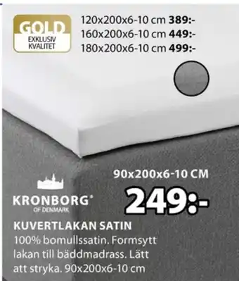 JYSK Kronborg Kuvertlakan erbjuda