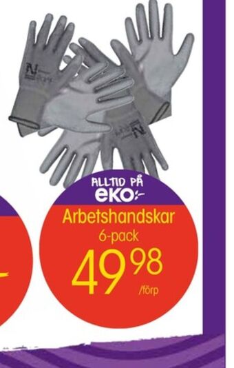 EKO Nelson Garden Arbetshandskar erbjuda