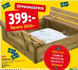 Jem&Fix Sandlåda erbjuda