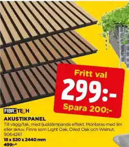 Jem&Fix Akustikpanel erbjuda