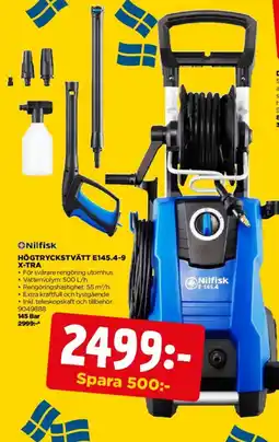 Jem&Fix Nilfisk Högtryckstvätt E145.4-9 Xtra erbjuda