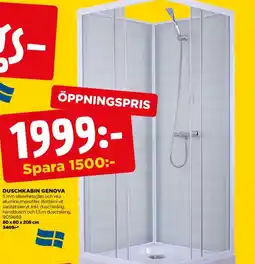 Jem&Fix Duschkabin Genova erbjuda
