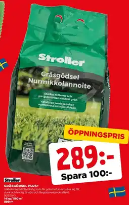 Jem&Fix Stroller Gräsgödsel plus+ erbjuda