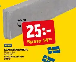 Jem&Fix Kantsten Nordic erbjuda