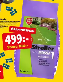 Jem&Fix Stroller Gräsgödsel mossa plus+ erbjuda