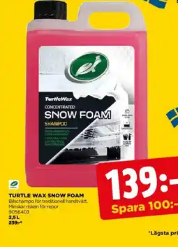 Jem&Fix Turtle wax snow foam erbjuda