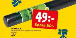 Jem&Fix Ogräsduk erbjuda