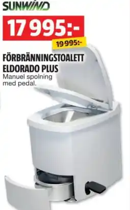 Bauhaus Förbränningstoalett Eldorado plus erbjuda