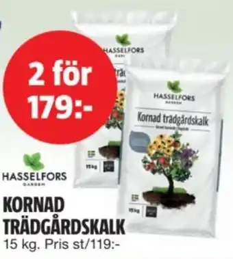 Kornad trädgårdskalk