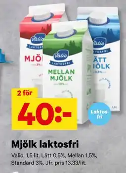 City Gross Mjölk laktosfri erbjuda