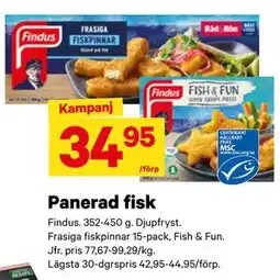 City Gross Panerad fisk erbjuda