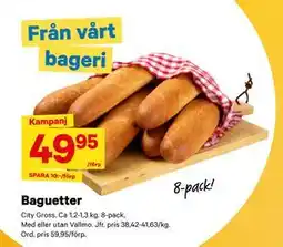 City Gross Baguetter erbjuda