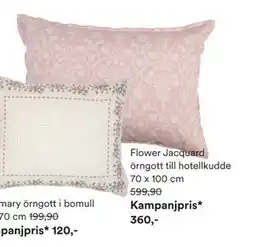 Hemtex Flower Jacquard örngott till hotellkudde erbjuda
