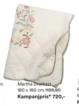 Hemtex Martha överkast erbjuda