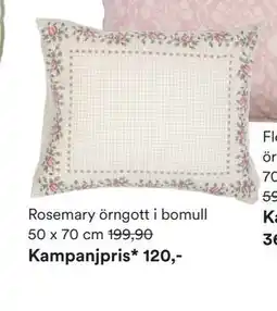 Hemtex Rosemary örngott i bomull erbjuda