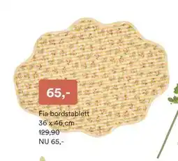 Hemtex Fia bordstablett 36 x 46 cm erbjuda