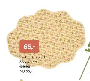 Fia bordstablett 36 x 46 cm