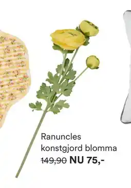 Hemtex Ranuncles konstgjord blomma erbjuda