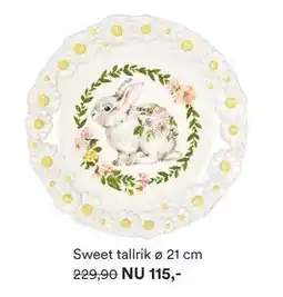 Hemtex Sweet tallrik ø 21 cm erbjuda
