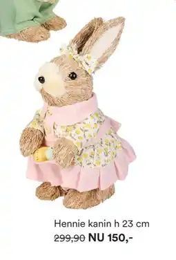 Hemtex Hennie kanin h 23 cm erbjuda