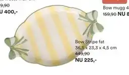 Hemtex Bow Stripe fat 36,5 x 23,3 x 4,5 cm erbjuda