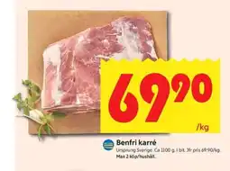 ICA Kvantum Benfri karré erbjuda