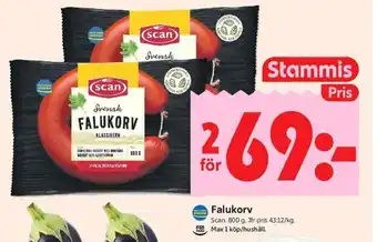 ICA Kvantum Scan Falukorv erbjuda
