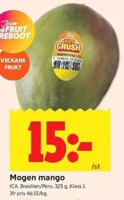 ICA Kvantum ICA Mogen mango erbjuda