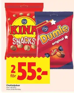 ICA Kvantum Fazer Chokladpåsar erbjuda