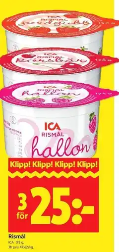 ICA Kvantum ICA Rismål erbjuda