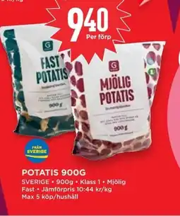 Willys GARANT Potatis erbjuda