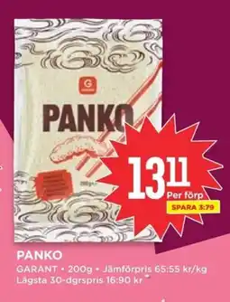 Willys GARANT Panko erbjuda