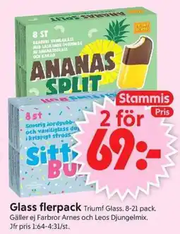 ICA Supermarket Triumf Glass flerpack erbjuda