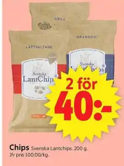 ICA Supermarket Chips erbjuda
