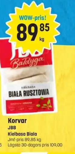 Eurocash JBB Korvar erbjuda