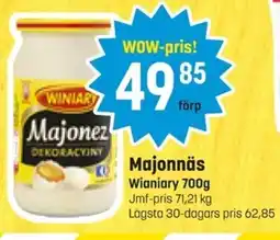 Eurocash Wianiary Majonnäs erbjuda