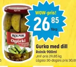 Eurocash Rolnik Gurka med dill erbjuda