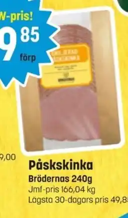 Eurocash Påskskinka Brödernas erbjuda
