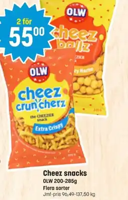 Eurocash OLW Cheez snacks erbjuda