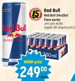 Eurocash Red Bull erbjuda
