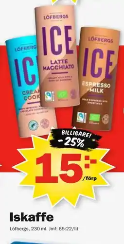 Pekås Iskaffe erbjuda