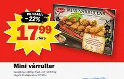 Pekås Mini vårrullar erbjuda